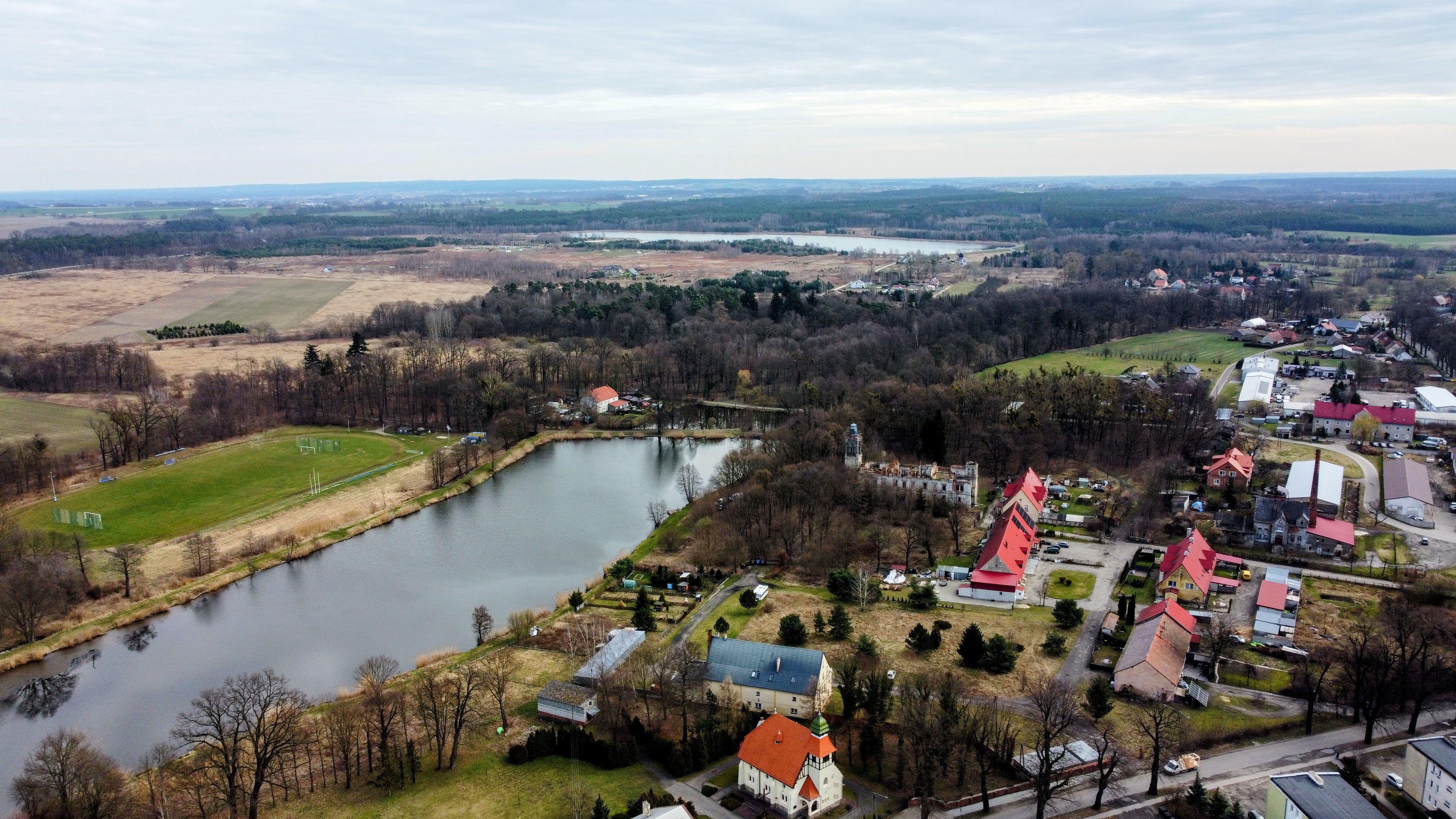 Zalew Rekreacyjny w Stradomii